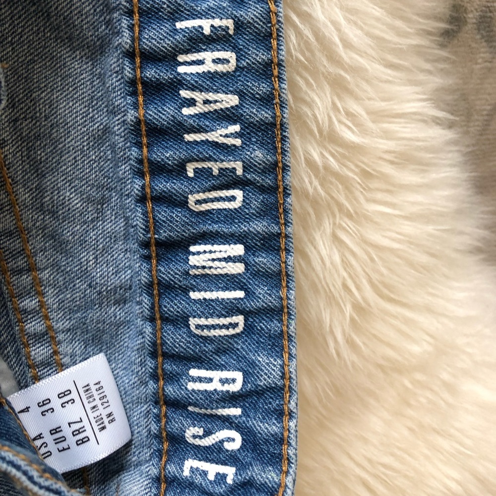 Sequin Ripped Denim Shorts - Picture 5 of 6